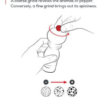 Peugeot - Tahiti 6" Wood Moss Green & Mint Green Tones Salt and Pepper Mills, Pack of 2 (15 cm) - 2/42950