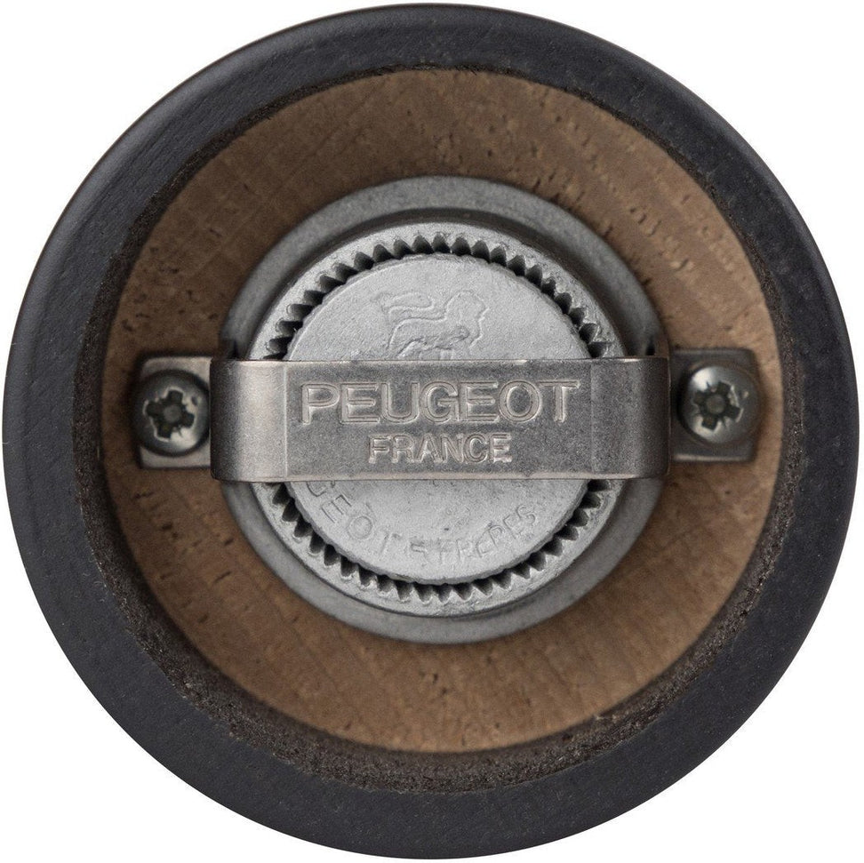 Peugeot - Tahiti 8" Wood Matte Black, White Tones Salt and Pepper Mills, Pack of 2 (20 cm) - 2/24277
