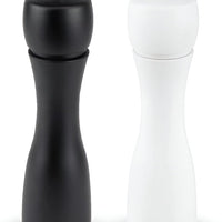 Peugeot - Tahiti 8" Wood Matte Black, White Tones Salt and Pepper Mills, Pack of 2 (20 cm) - 2/24277