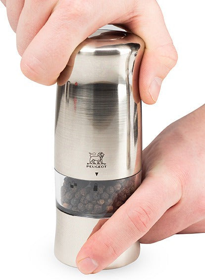 Peugeot - Zeli 5.5" Stainless Steel Electric Salt and Pepper Mill (14 cm) - 2/28480