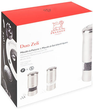 Peugeot - Zeli 5.5" Stainless Steel Electric Salt and Pepper Mill (14 cm) - 2/28480