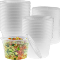 Phoenix Packaging - 16 Oz Clear Deli Container, 500/cs - IDC16