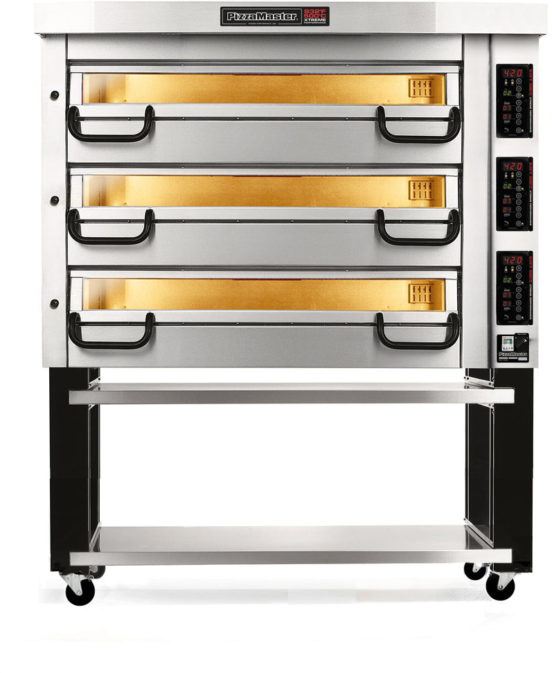 PizzaMaster - 700 Series 3 Stone Hearth, 3 Deck, Modular Electric Pizza Oven - PM 733ED