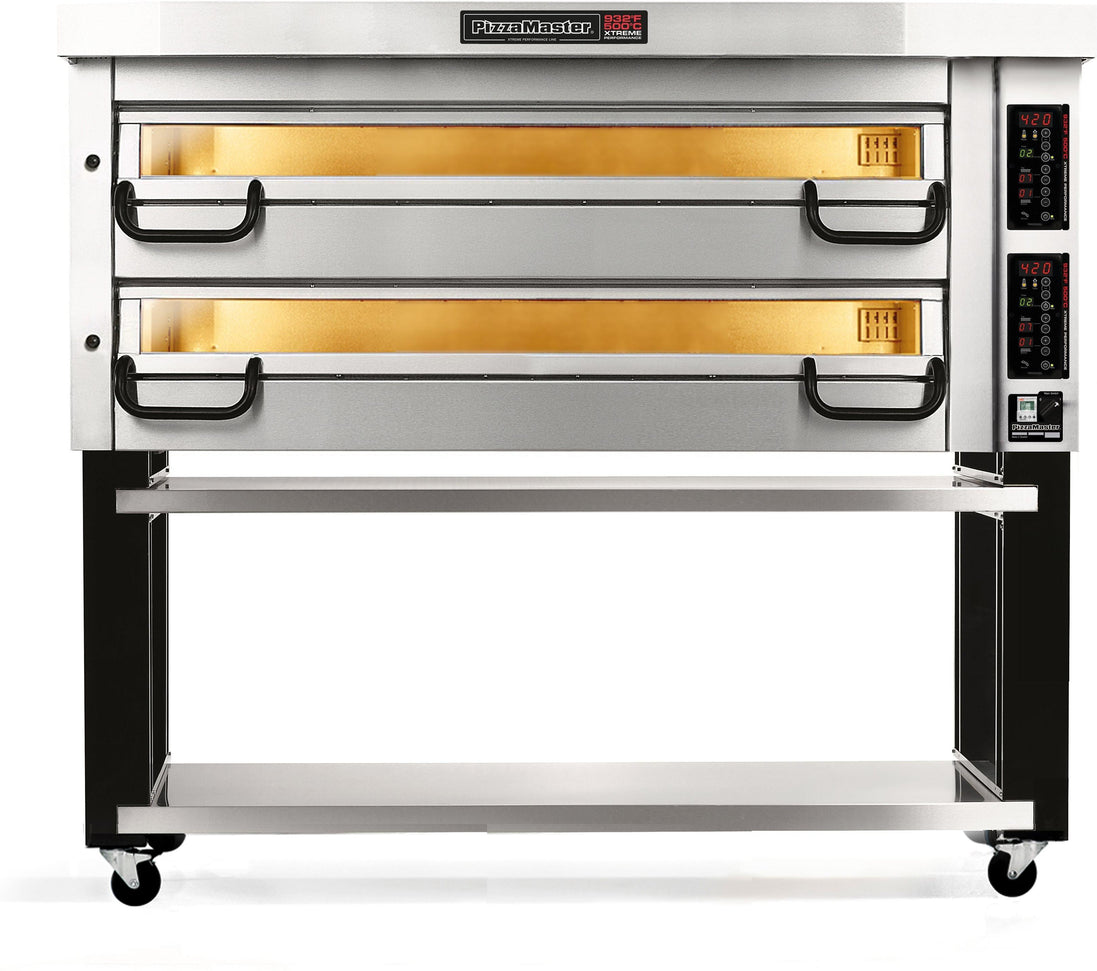 PizzaMaster - 700 Series 4 Stone Hearth, 2 Deck, Modular Electric Pizza Oven - PM 742ED