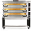 PizzaMaster - 700 Series 4 Stone Hearth, 3 Deck, Modular Electric Pizza Oven - PM 743ED
