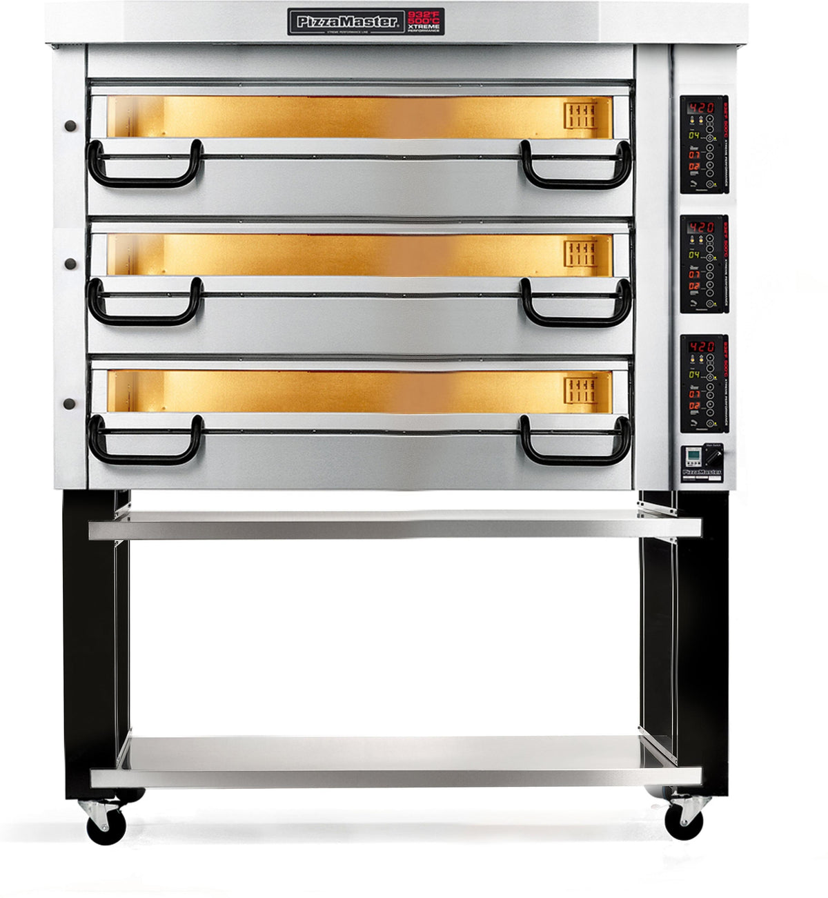 PizzaMaster - 800 Series 3 Stone Hearth, 2 Deck, Modular Electric Pizza Oven - PM 832ED