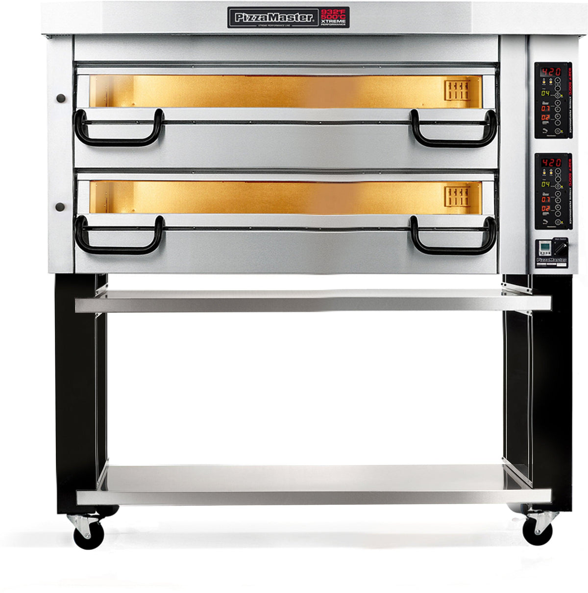 PizzaMaster - 800 Series 3 Stone Hearth, 3 Deck, Modular Electric Pizza Oven - PM 833ED