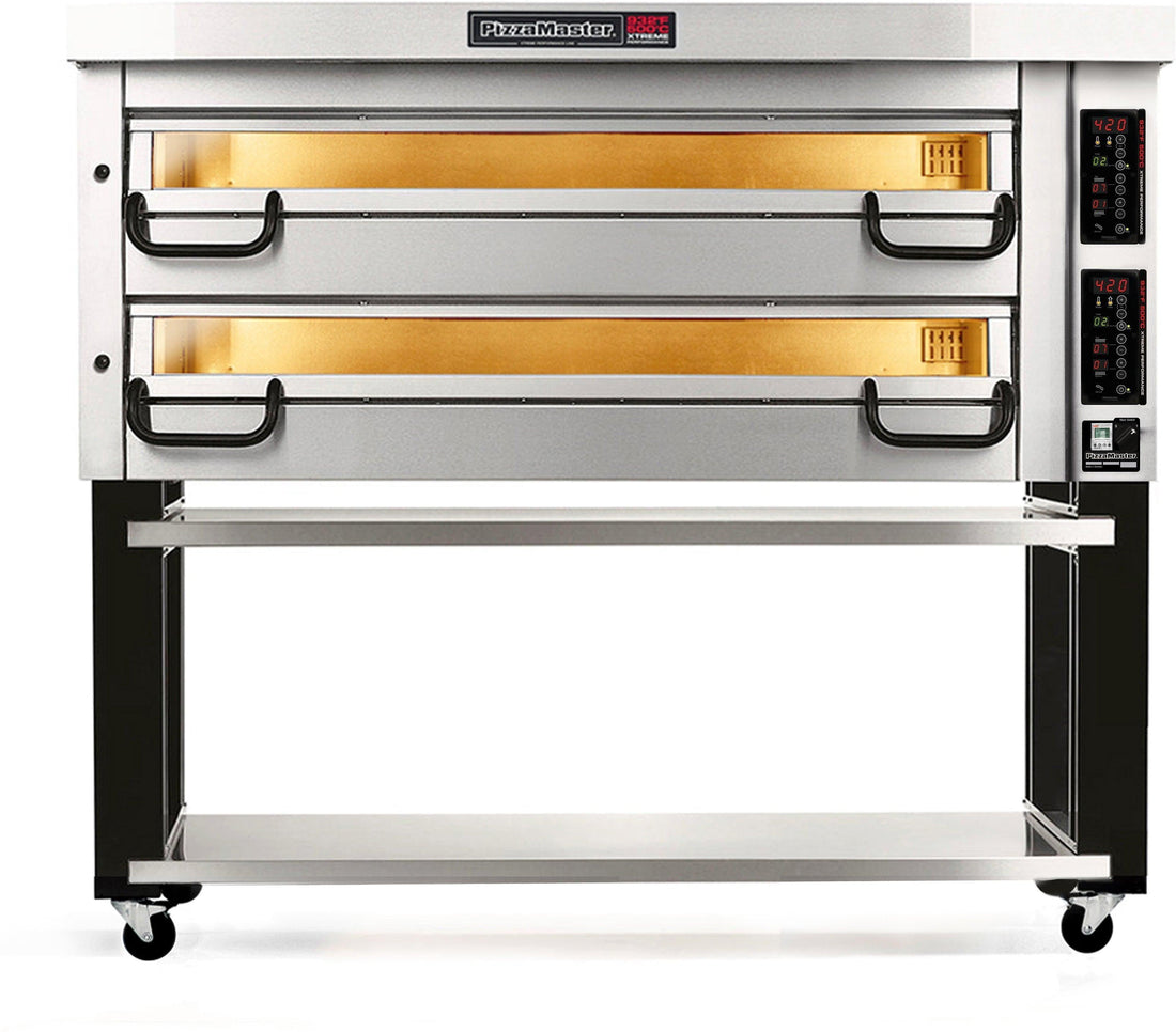 PizzaMaster - 800 Series 4 Stone Hearth, 2 Deck, Modular Electric Pizza Oven - PM 842ED