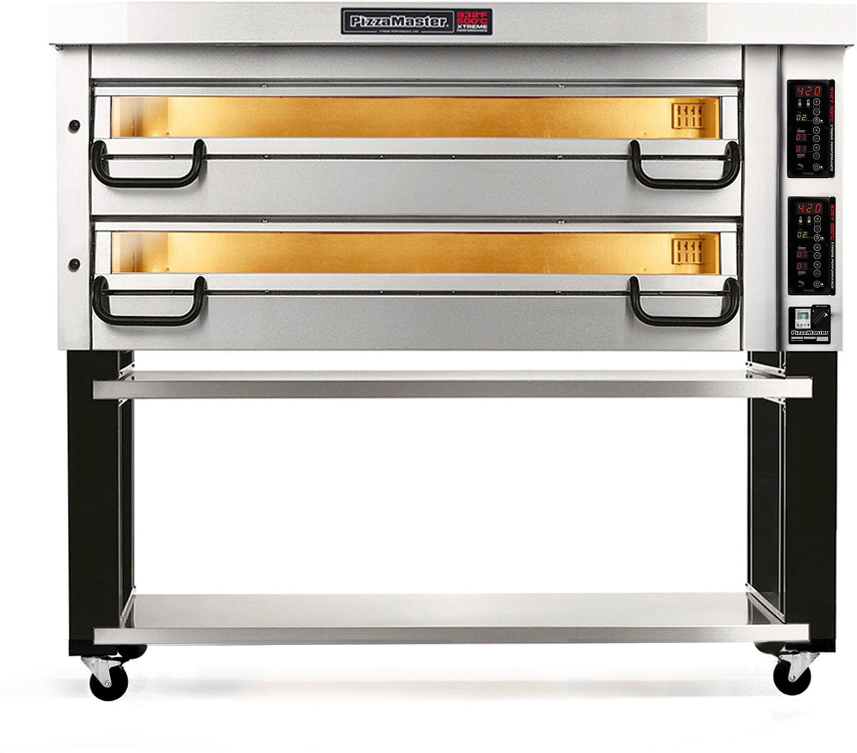 PizzaMaster - 800 Series 4 Stone Hearth, 2 Deck, Modular Electric Pizza Oven - PM 842ED