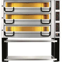 PizzaMaster - 800 Series 4 Stone Hearth, 3 Deck, Modular Electric Pizza Oven - PM 843ED