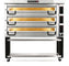 PizzaMaster - 800 Series 4 Stone Hearth, 3 Deck, Modular Electric Pizza Oven - PM 843ED