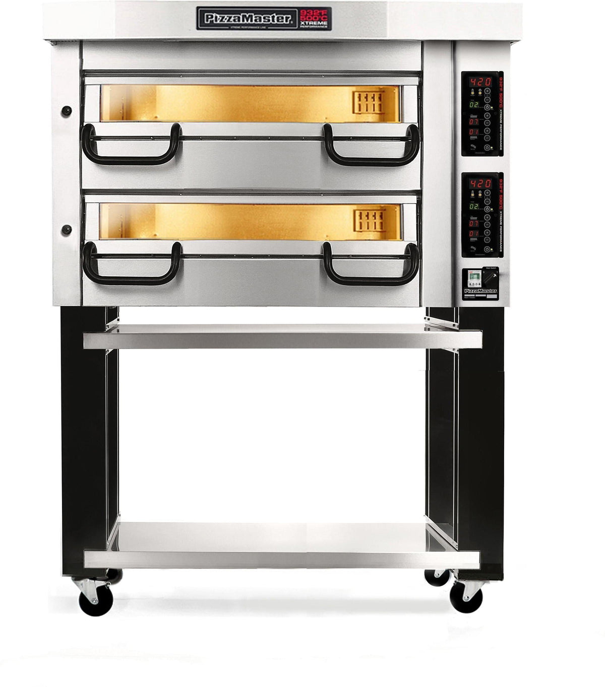 PizzaMaster - 900 Series 1 Stone Hearth, 2 Deck, Modular Electric Pizza Oven - PM 912ED