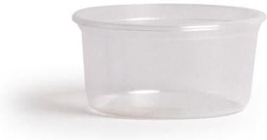 Plastipak - 4 Oz Clear Plastic Pail Fits 470B/470A Lid, 1000/Cs - 2703081