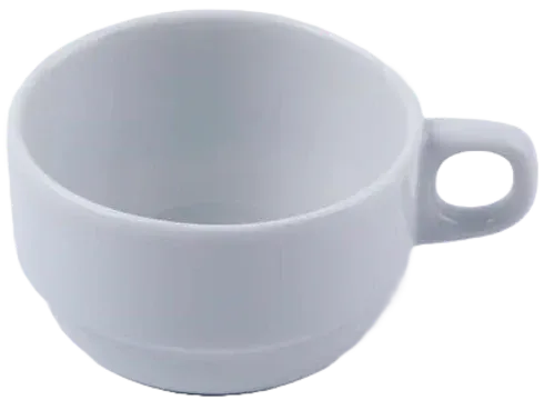 Porland - Dove 3 Oz White Coffee Cup, Pack of 6 - 04AP001324