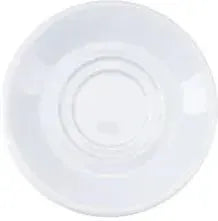 Porland - Dove 5.6" White Saucer For Tea Cup, Pack of 36 - 04AP001635