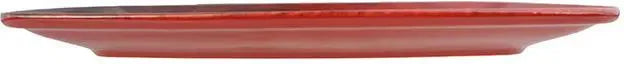 Porland - Ethos Lykke 12.5" Red Rectangular Oval Plate, Pack of 6 - 04ALM005957
