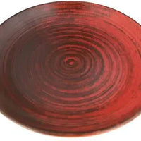 Porland - Ethos Lykke 6.75" Red Flat Round Plate, Pack of 6 - 04ALM005931