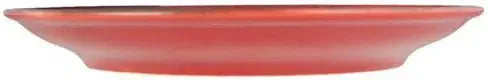 Porland - Ethos Lykke 6.75" Red Flat Round Plate, Pack of 6 - 04ALM005931