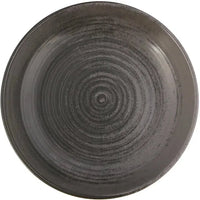 Porland - Lykke 8.6", 28 Oz Grey Flat Bowl, Pack of 6 - 04ALM005799