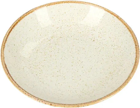 Porland - Seasons 10.25" Beige Round Deep Plate, Pack of 6 - 04ALM001503