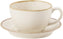 Porland - Seasons 250 ml Beige Tea Cup, Pack of 6 - 04ALM001408