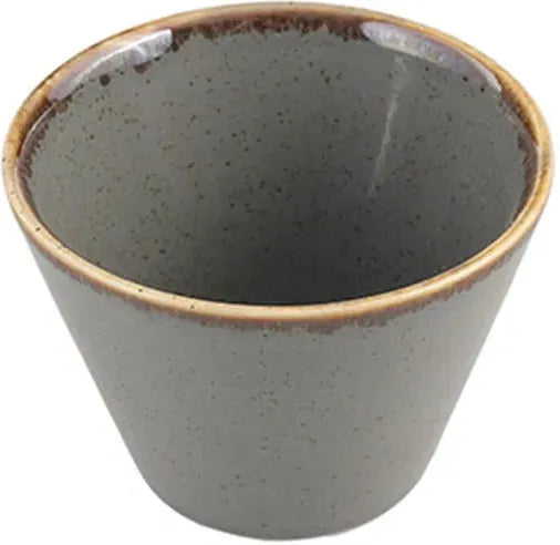 Porland - Seasons 2.4" Dark Grey Conic and Sauce Bowl, Pack of 12 - 04ALM002459
