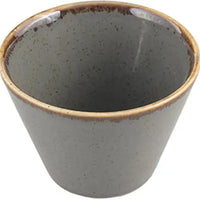 Porland - Seasons 2.4" Dark Grey Conic and Sauce Bowl, Pack of 12 - 04ALM002459