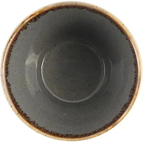 Porland - Seasons 2.4" Dark Grey Conic and Sauce Bowl, Pack of 12 - 04ALM002459