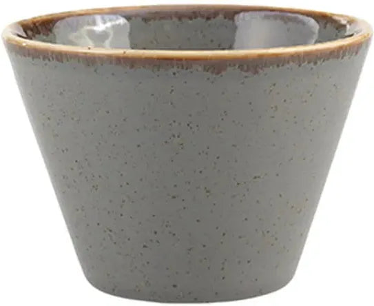 Porland - Seasons 2.4" Dark Grey Conic and Sauce Bowl, Pack of 12 - 04ALM002459