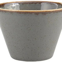Porland - Seasons 2.4" Dark Grey Conic and Sauce Bowl, Pack of 12 - 04ALM002459