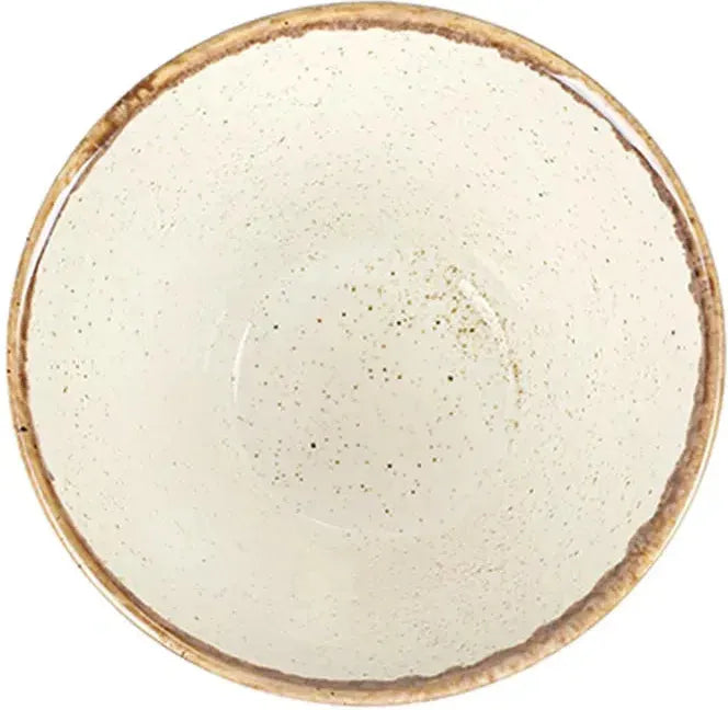 Porland - Seasons 4.75", 13.25 Oz Beige Conic Bowl, Pack of 6 - 04ALM001438