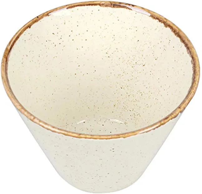 Porland - Seasons 4.75", 13.25 Oz Beige Conic Bowl, Pack of 6 - 04ALM001438