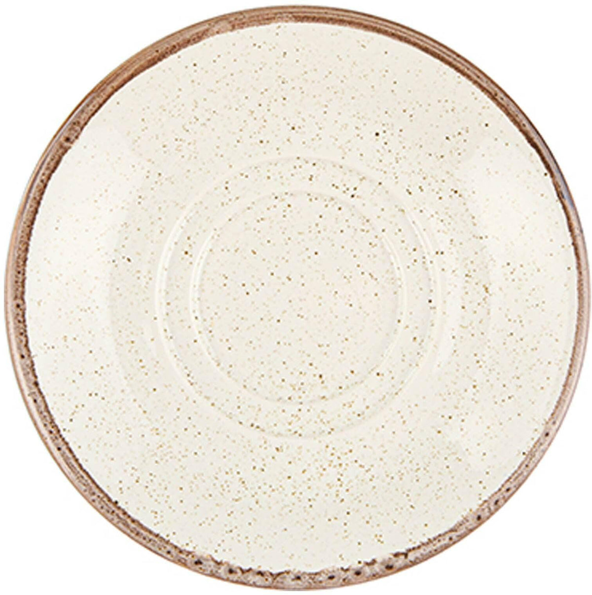 Porland - Seasons 5.6" Beige Saucer For Tea Cup, Pack of 36 - 04ALM007432