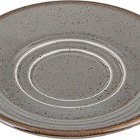 Porland - Seasons 5.6" Dark Grey Saucer For Tea Cup, Pack of 36 - 04ALM007037