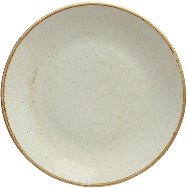 Porland - Seasons 7" Beige Coupe Round Plate, Pack of 6 - 04ALM001486