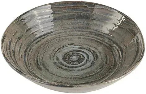 Porland - Stoneware 9.2" Ironstone Vintage Pasta Bowl, Pack of 6 - 04SWA000109