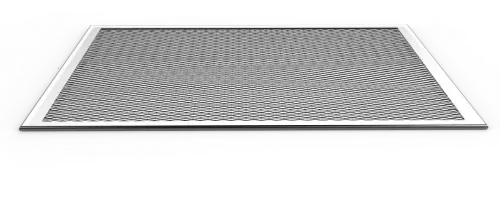 Pratica - 45 x 40 cm Rectangular Aluminum Mesh Pizza / Flatbread Screen for Forza STi - 800536