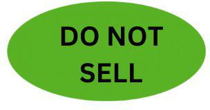 Precision Label & Tag - 1.5" Green Oval DO NOT SELL Label, 1000/rl - LAB1890