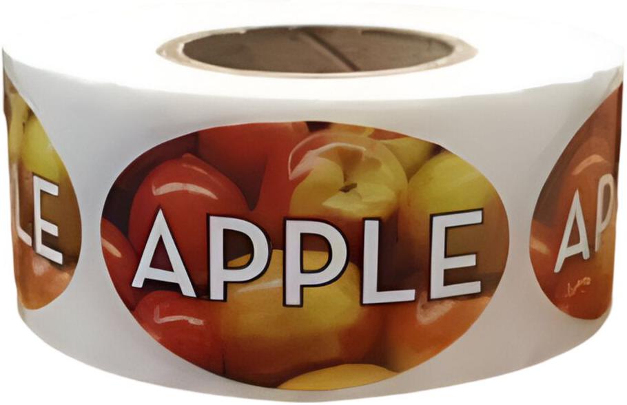 Precision Label & Tag - Apple Labels, 325 Labels/Roll - 3651380