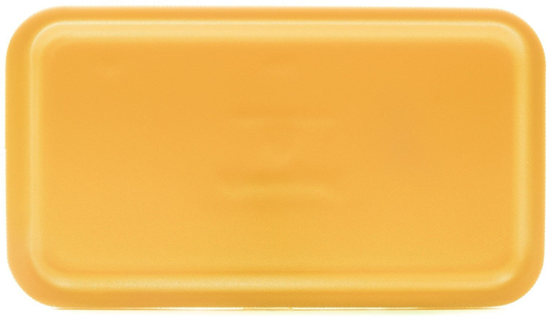 ProAmpac - 10.75" x 5.88" x 0.69" 10S Yellow Foam Meat Trays, Pack of 500 - 201010SY00