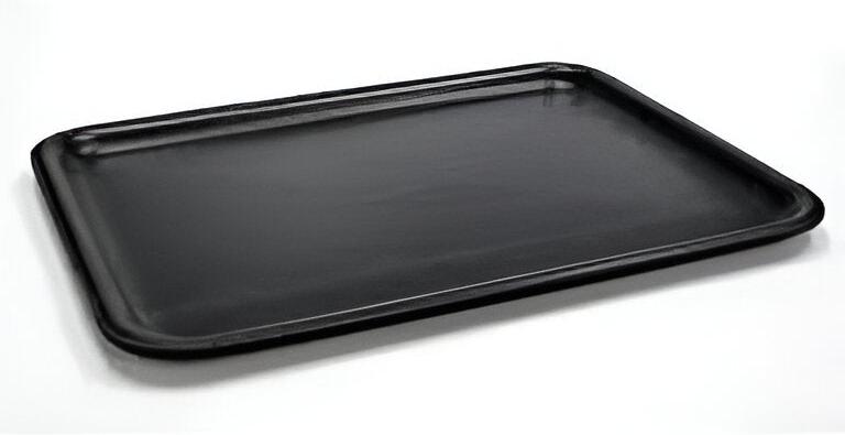 ProAmpac - 14" x 975" x 0.75" 1014 Black Foam Tray, 100/Cs - 555428