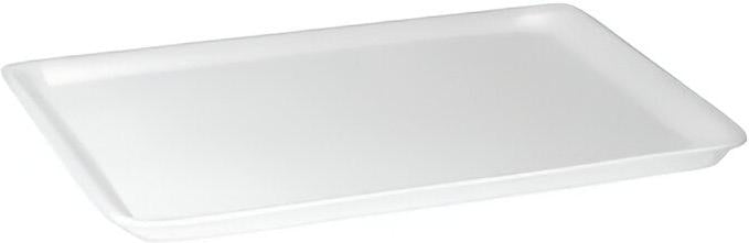 ProAmpac - 8.5" x 6.5" x 0.62" 20S White Foam Tray, 500/Case - 201020SW00