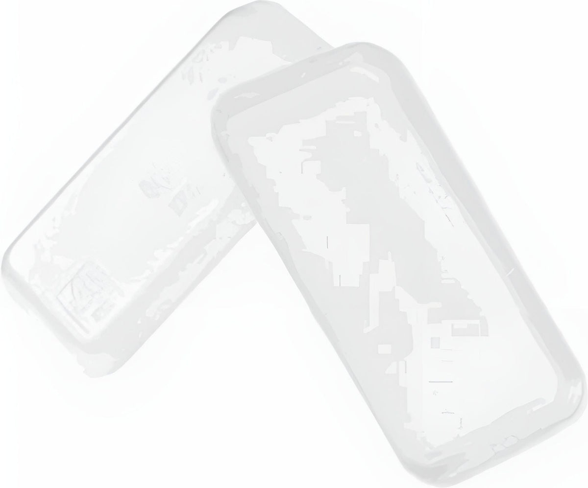 ProAmpac - 8.50" x 4.50" x 0.56" 17S White Foam Meat Trays, 1000 Per Case - 201017SW00
