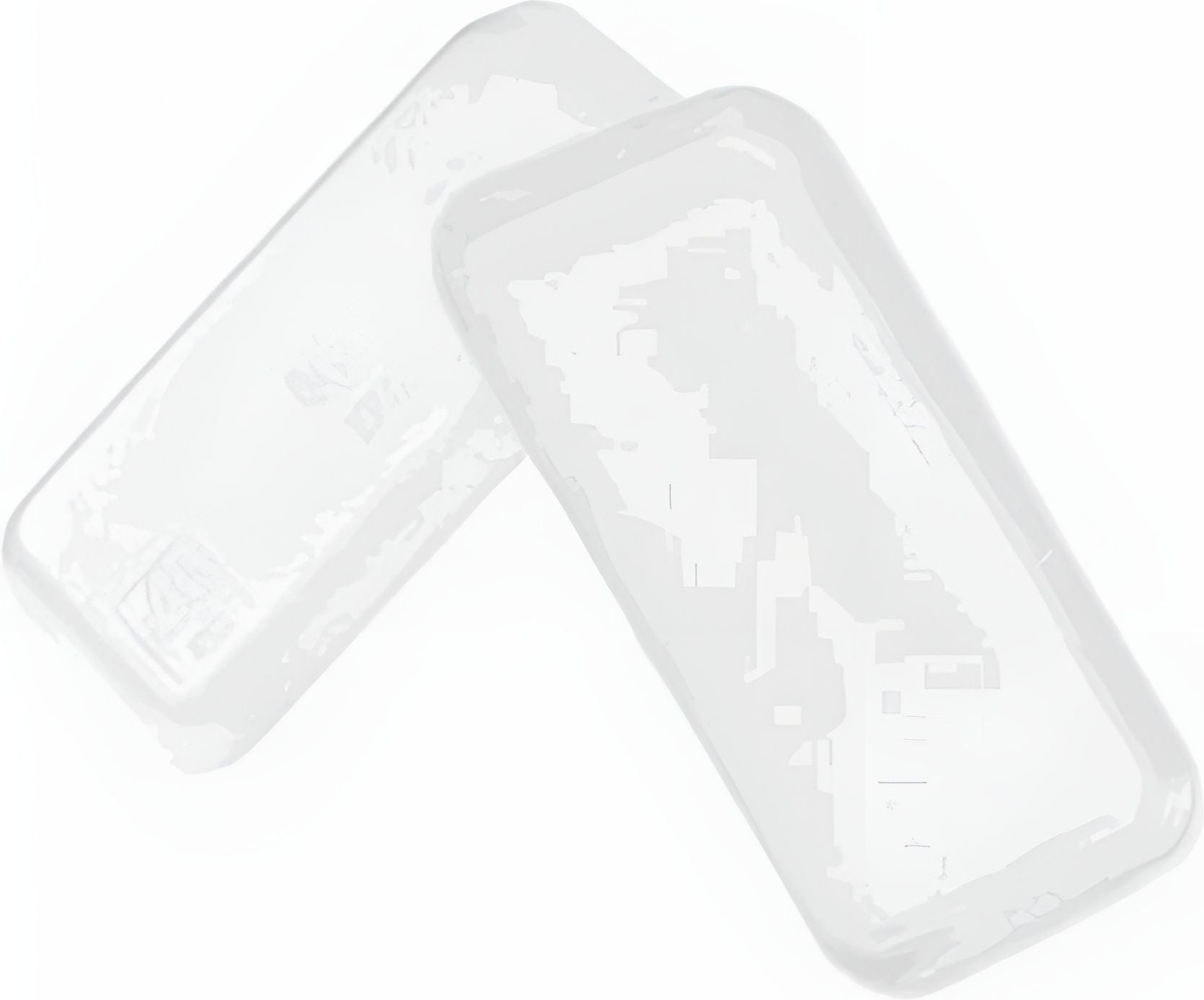 ProAmpac - 8.50" x 4.50" x 0.56" 17S White Foam Meat Trays, 1000 Per Case - 201017SW00