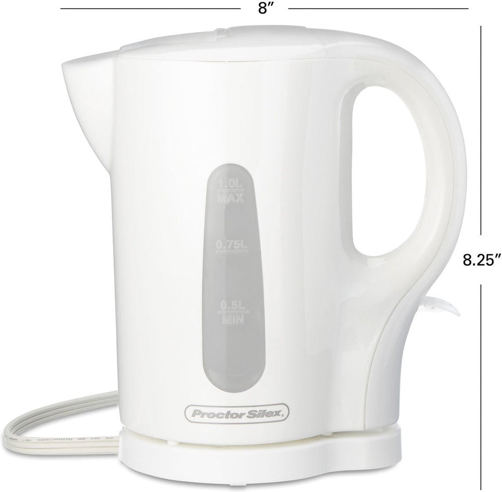 Proctor Silex Commercial - 1 L Electric Tea Kettle White - 41005PS
