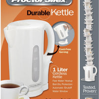 Proctor Silex Commercial - 1 L Electric Tea Kettle White - 41005PS