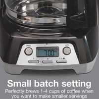 Proctor Silex Commercial - 12 Cup Programmable Black Coffee Maker - 43672PS