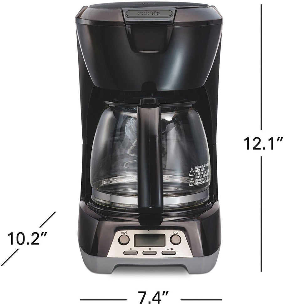 Proctor Silex Commercial - 12 Cup Programmable Black Coffee Maker - 43672PS