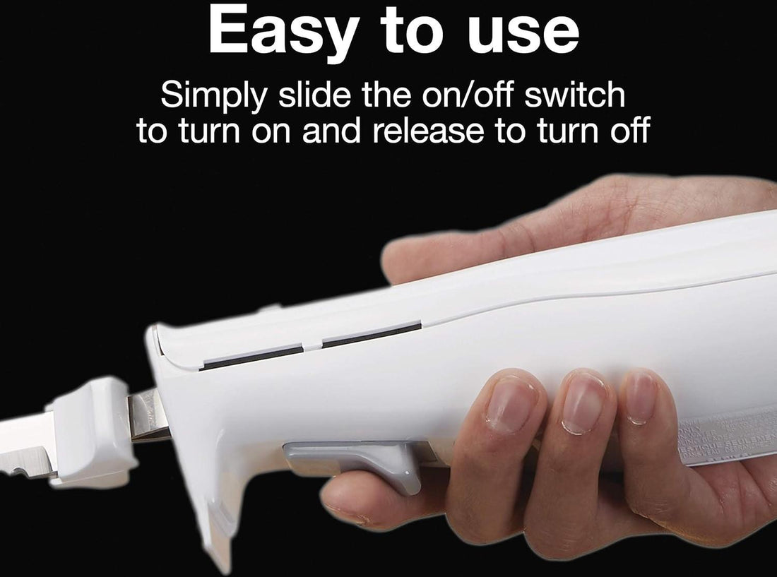 Proctor Silex Commercial - 17.1" White Easy Slice Electric Knife With Stainless Steel Reciprocating Blades - 74311PS