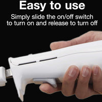 Proctor Silex Commercial - 17.1" White Easy Slice Electric Knife With Stainless Steel Reciprocating Blades - 74311PS